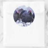 野生の七面鳥 ラウンドシール (バッグ)