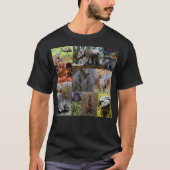 野生の不思議:オーストラリアの動物たちの魅力的な写真集 Tシャツ (正面)