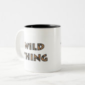 野生の事のトラのマグ ツートーンマグカップ (正面左)