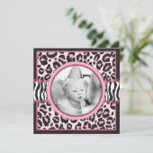 野生の事の誕生日の正方形1 招待状 (スタンド正面)