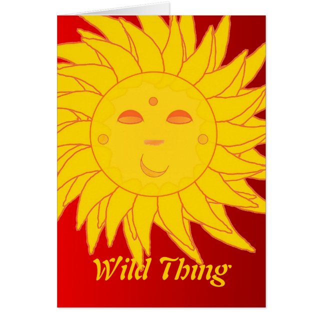 野生の事カード (正面)