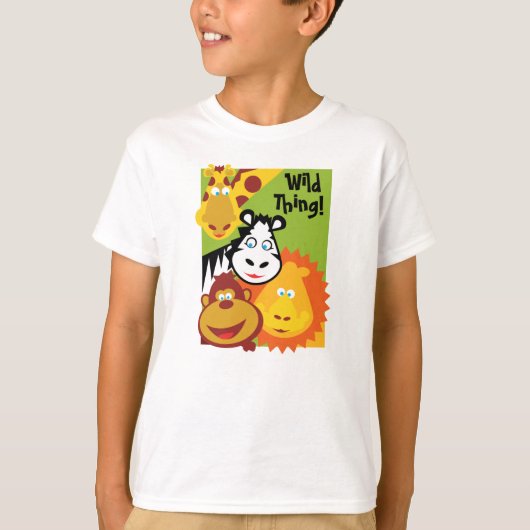 野生の事-ワイシャツ-乗組員 Tシャツ (正面)