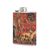 野生の人々の鹿狩り、動物、赤フローラ フラスク (左)