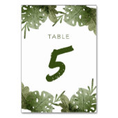 野生の人がサファリの赤ちゃんシャワーを途中にある テーブルナンバー (正面)