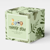 野生の人がサファリの赤ちゃんシャワーを途中にある フェイバーボックス (正面サイド)