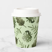 野生の人がサファリの赤ちゃんシャワーを途中にある 紙コップ (裏面)