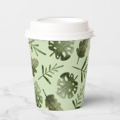 野生の人がサファリの赤ちゃんシャワーを途中にある 紙コップ (正面)