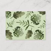 野生の人はサファリの本をベビーに向けて進んでいる エンクロージャーカード (裏面)