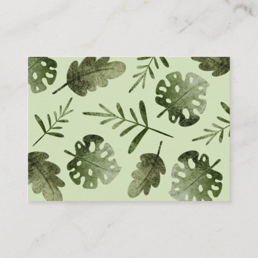 野生の人はサファリの本をベビーに向けて進んでいる エンクロージャーカード (裏面)