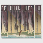 野生の人生の国立公園すべての生命を維持します ラッピングペーパー (フラット)