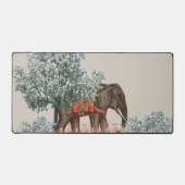 野生の側を歩く デスクマット (正面)