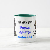 野生の側面の蝶 マグカップ (中央)