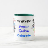 野生の側面の鳥 マグカップ (中央)