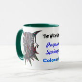 野生の側面のBull マグカップ (正面左)