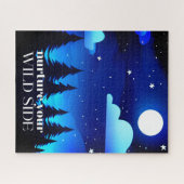 野生の側面を育てる – 月。星と松 ジグソーパズル (横)