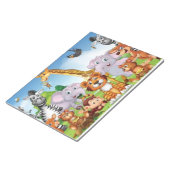 野生の側面を解放:野生動物メモ帳 ノートパッド (アングル)