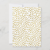 野生の共同金ゴールドサファリ動物誕生日 招待状 (裏面)