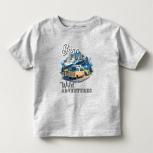 野生の冒険のために生まれ トドラーTシャツ
