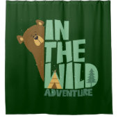 野生の冒険の中で シャワーカーテン (正面)