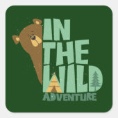 野生の冒険の中で スクエアシール (正面)