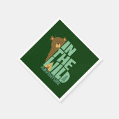 野生の冒険の中で スタンダードカクテルナプキン (角)