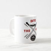 野生の冒険の荒野の生存に コーヒーマグカップ (正面左)