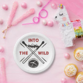 野生の冒険の荒野の生存に ペーパープレート (パーティー)