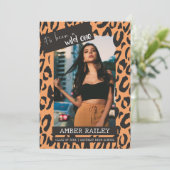 野生の写真の卒業発表 案内状 (スタンド正面)