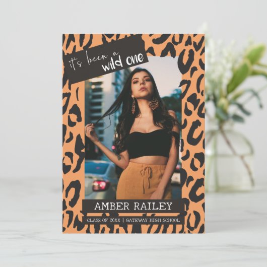 野生の写真の卒業発表 案内状 (スタンド正面)