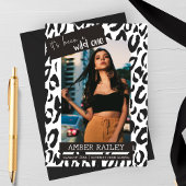 野生の写真の卒業発表 案内状