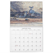 野生の写真カレンダーの鹿 カレンダー (1月 2026)