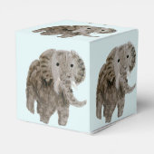 野生の動物アートゾウカスタムズの色 フェイバーボックス (裏面サイド)