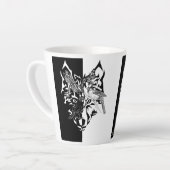 野生の動物ガイド4"背 カフェラテマグ (左アングル)