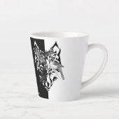 野生の動物ガイド4"背 カフェラテマグ (右)