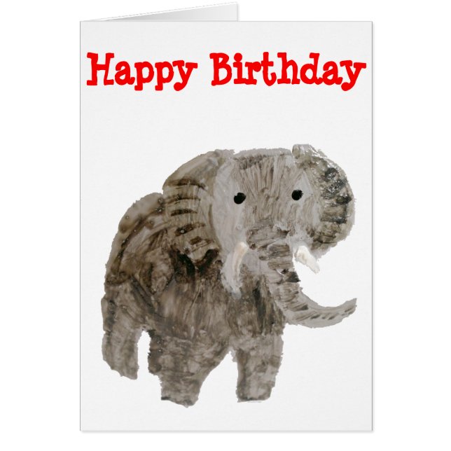 野生の動物絵画の象のカスタム (正面)