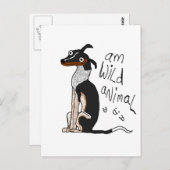 野生の動物 ポストカード (正面/裏面)