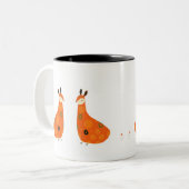 野生の双子 ツートーンマグカップ (正面左)