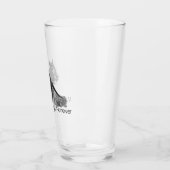 野生の口ひげ永遠のガラス タンブラーグラス (左)