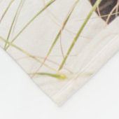 野生の口髭またはバンカーの馬 フリースブランケット (角)