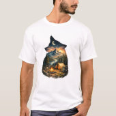 野生の呼び声 キャンピングアドベンチャー Tシャツ (正面)