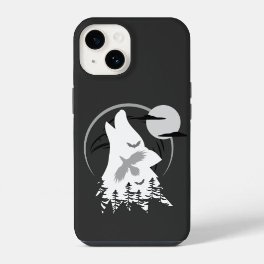 野生の呼び声.b iPhoneケース (裏面)