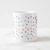 野生の喜び感じを生み出す ジャンボコーヒーマグカップ (正面)