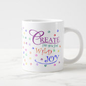 野生の喜び感じを生み出す ジャンボコーヒーマグカップ (右)