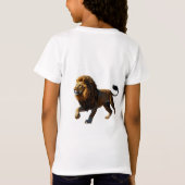 「野生の国王陛下：ベンガル・タイガーTeeコレクション」 Tシャツ (裏面)