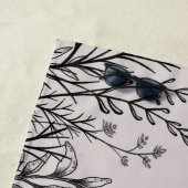 野生の夏の野草の鳩 ビーチタオル (インサイチュ)