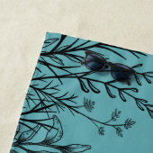 野生の夏の野草の鳩 ビーチタオル (インサイチュ)