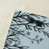 野生の夏の野草の鳩 ビーチタオル (インサイチュ)