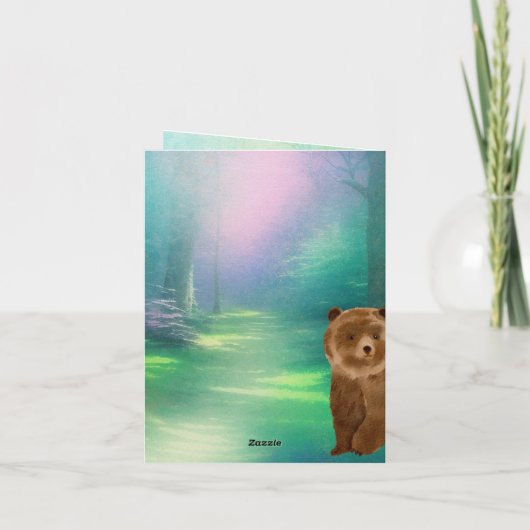 野生の夢は幸運を祈る盆航海は幸運 カード (裏面)