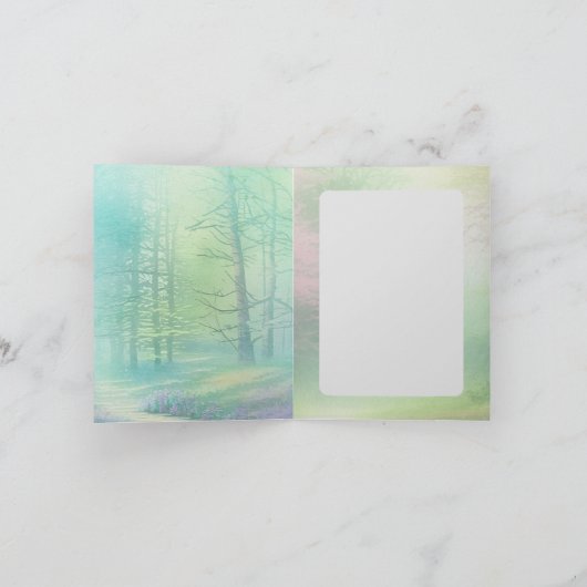 野生の夢は幸運を祈る盆航海は幸運 カード (内部)