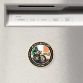 野生の大西洋道 |アイルランド |オートバイ マグネット (インサイチュ (食洗機))